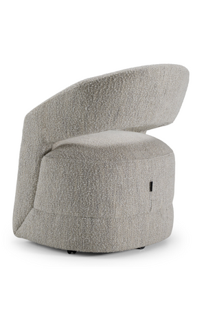 Gray Wheeled Dining Chair | OROA Modern Kadoka | Oroa.com
