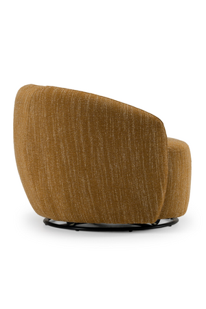 Yellow Curved Swivel Chair | OROA Modern Norris | Oroa.com