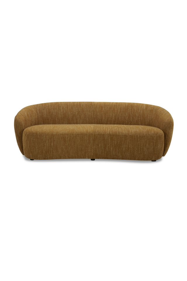 Yellow Curved Sofa | OROA Modern Norris | Oroa.com