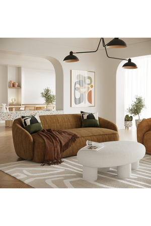 Yellow Curved Sofa | OROA Modern Norris | Oroa.com