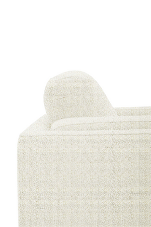 White Square-Armed Lounge Chair | OROA Modern Schmidt | Oroa.com