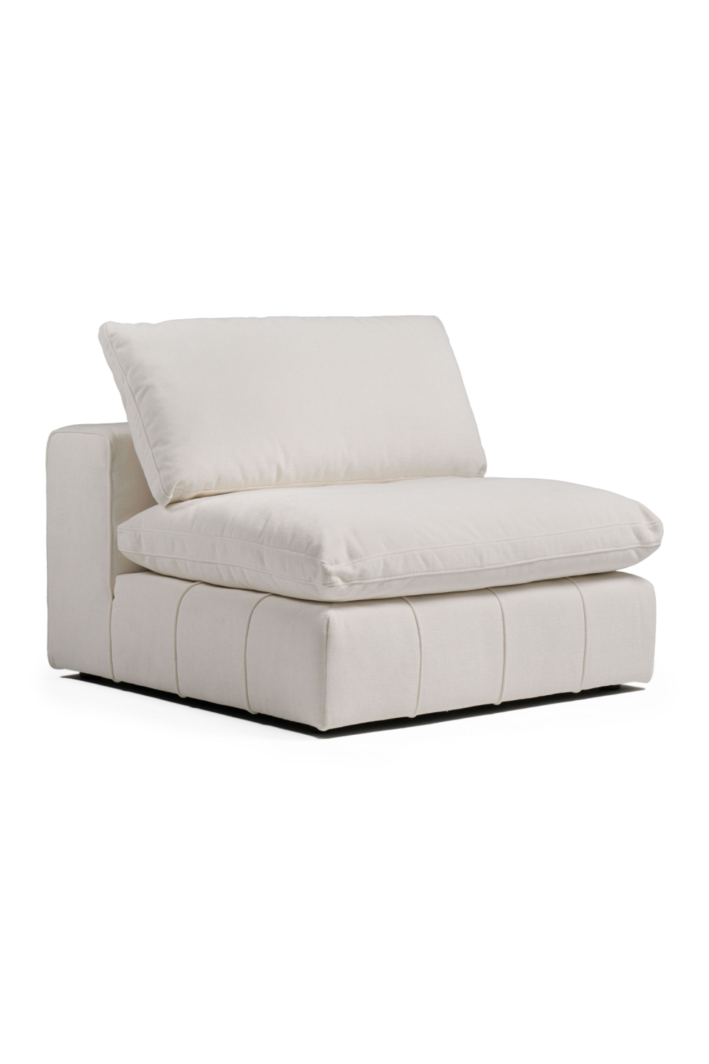 White Armless Modular Sofa | OROA Modern Vicki | Oroa.com