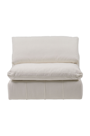White Armless Modular Sofa | OROA Modern Vicki | Oroa.com