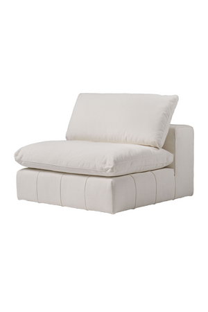 White Armless Modular Sofa | OROA Modern Vicki | Oroa.com