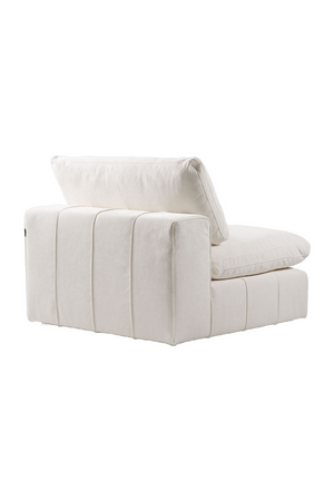 White Armless Modular Sofa | OROA Modern Vicki | Oroa.com