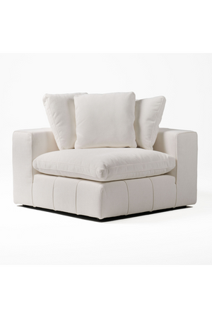 White Modular Corner Sofa | OROA Modern Vicki | Oroa.com