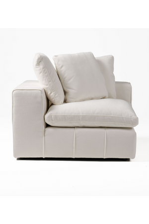 White Modular Corner Sofa | OROA Modern Vicki | Oroa.com