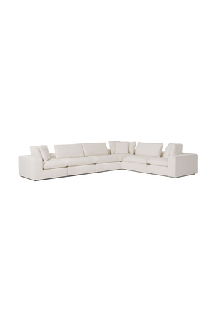 White Modular Corner Sofa | OROA Modern Vicki | Oroa.com