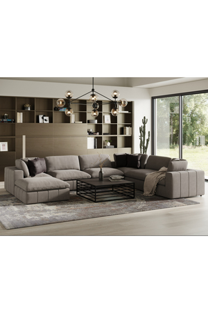 Fabric Square Ottoman | OROA Modern Vicki | Oroa.com