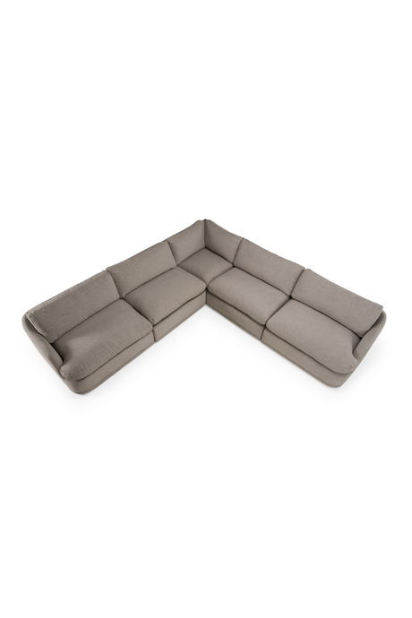 Gray Fabric Sectional Sofa | OROA Modern Chantry | Oroa.com