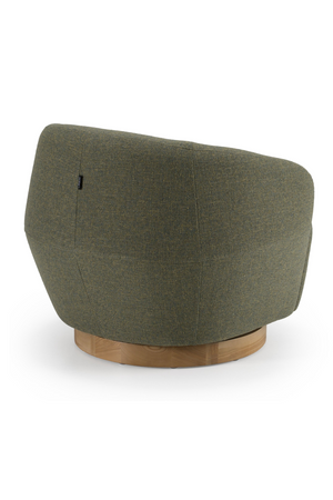 Hemp Fabric Swivel Accent Chair | OROA Modern Agatha | Oroa.com