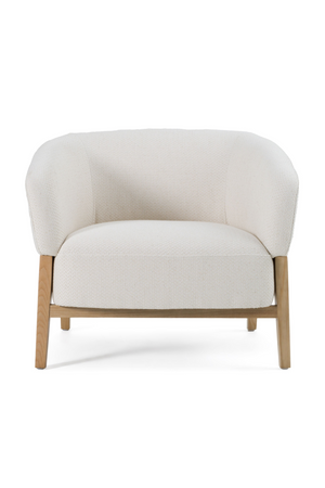 White Curved Accent Chair | OROA Modern Giselle | Oroa.com