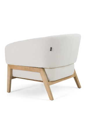 White Curved Accent Chair | OROA Modern Giselle | Oroa.com