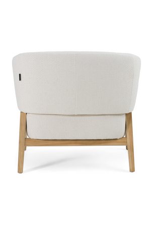 White Curved Accent Chair | OROA Modern Giselle | Oroa.com