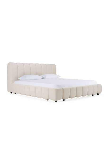 White Linen Bed | OROA Modern Harris | Oroa.com