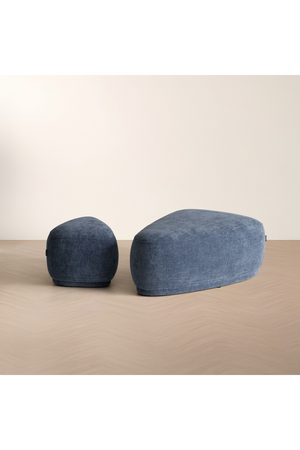 Blue Free-form Ottoman | OROA Modern Kinsey | Oroa.com