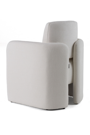 White Upholstered Dining Chair | OROA Modern Hermosa | Oroa.com