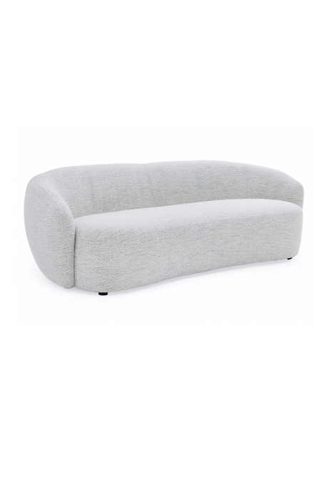 White Round-Back Sofa | OROA Modern Omaha | Oroa.com