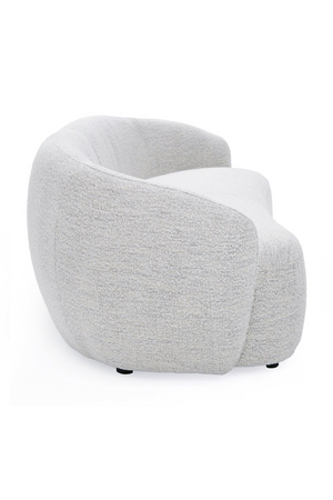 White Round-Back Sofa | OROA Modern Omaha | Oroa.com