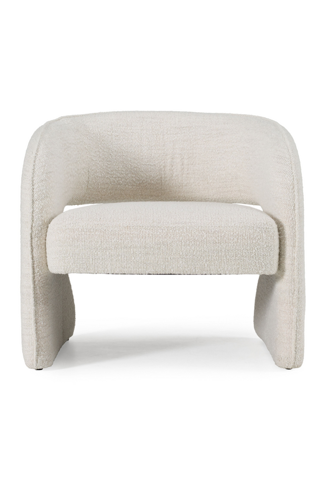 Cream Cut-out Accent Chair | OROA Modern Luby | Oroa.com