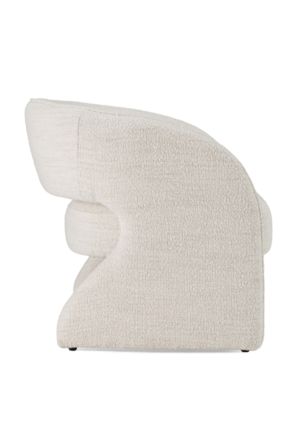 Cream Cut-out Accent Chair | OROA Modern Luby | Oroa.com