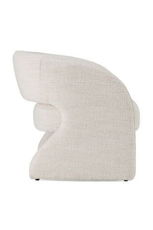 Cream Cut-out Accent Chair | OROA Modern Luby | Oroa.com