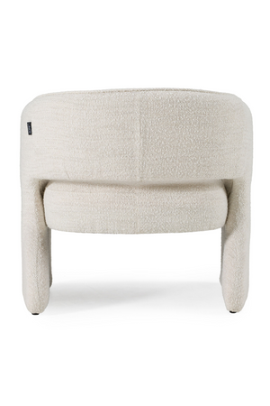 Cream Cut-out Accent Chair | OROA Modern Luby | Oroa.com