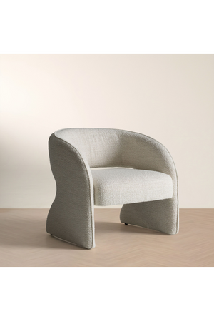 Cream Cut-out Accent Chair | OROA Modern Luby | Oroa.com