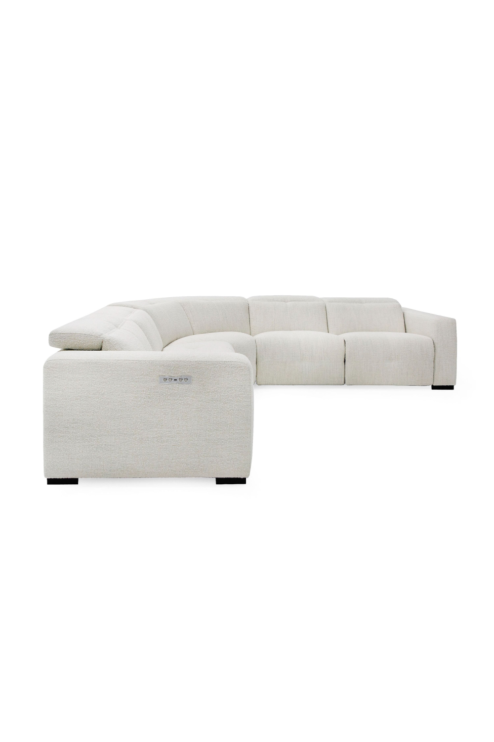 White Sectional Recliner Sofa | OROA Modern Beck | Oroa.com