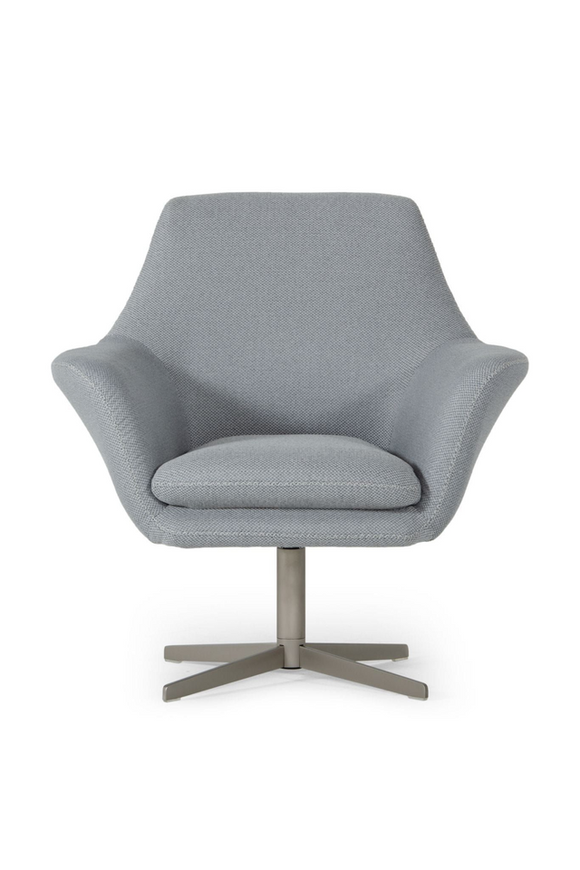 Wing-Armed Swivel Lounge Chair | OROA Modern Elvin | Oroa.com