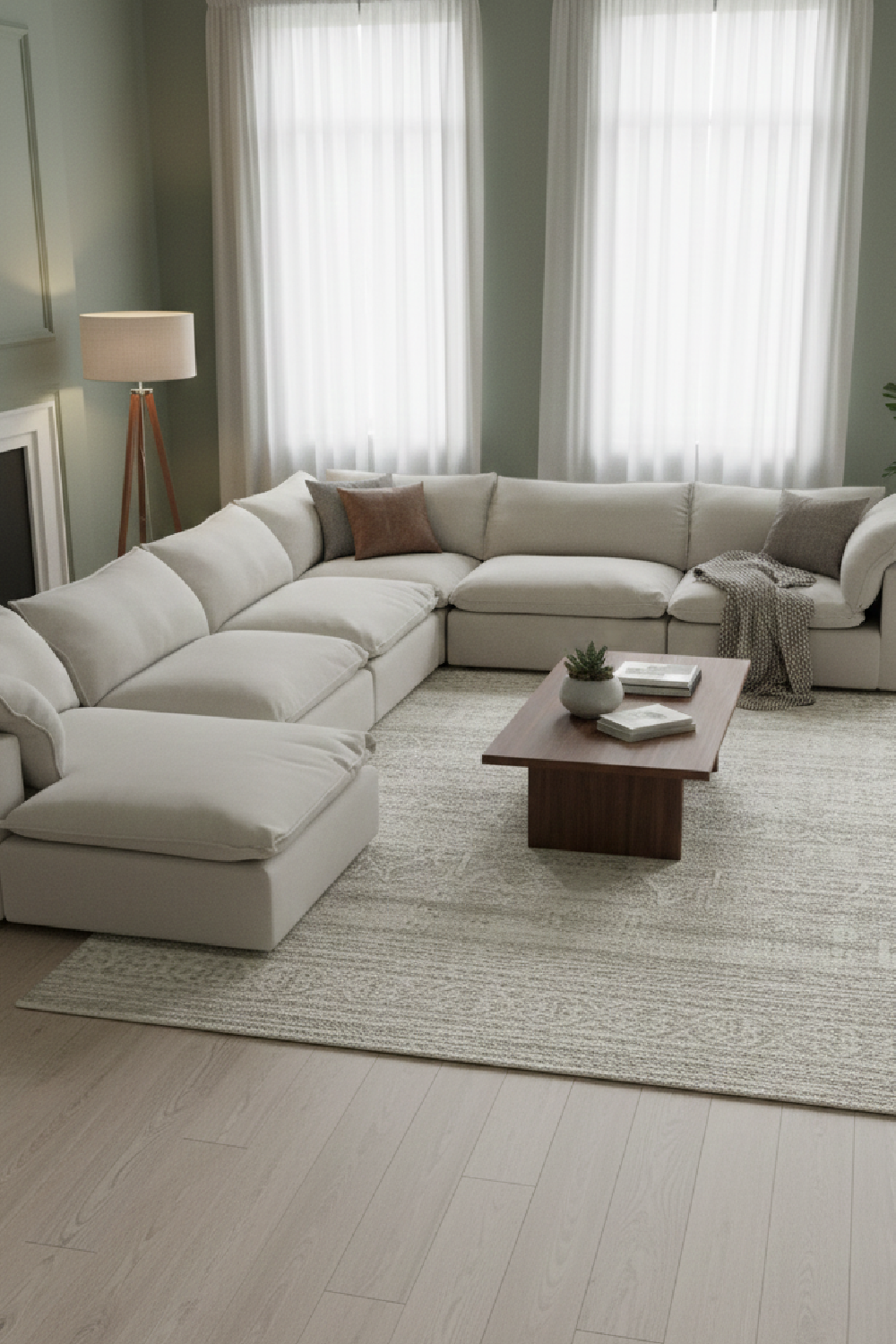   Gray Modular Sectional Sofa | Oroa.com