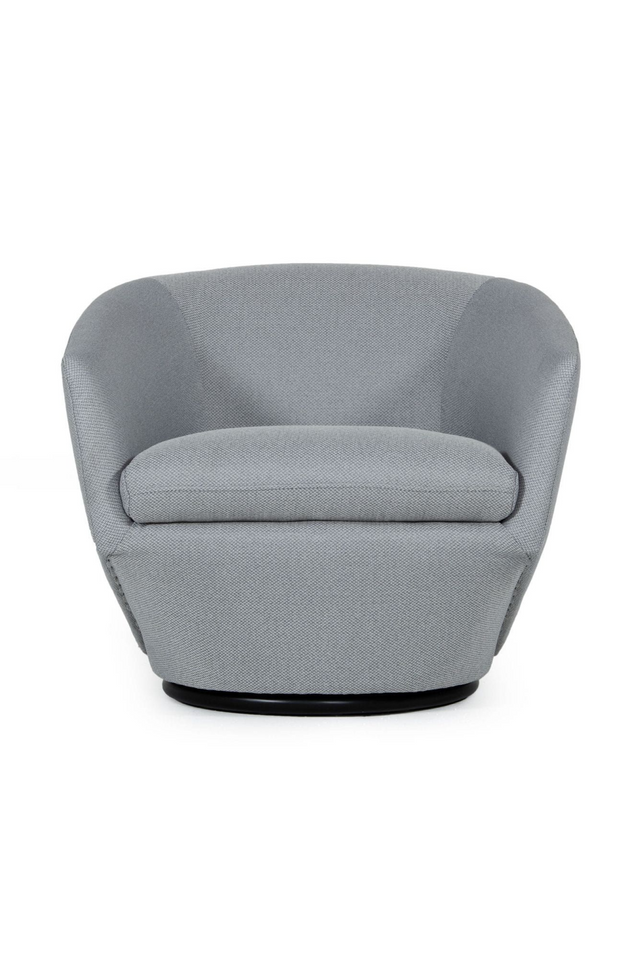 Gray Swivel Accent Chair | OROA Modern Tyson | Oroa.com
