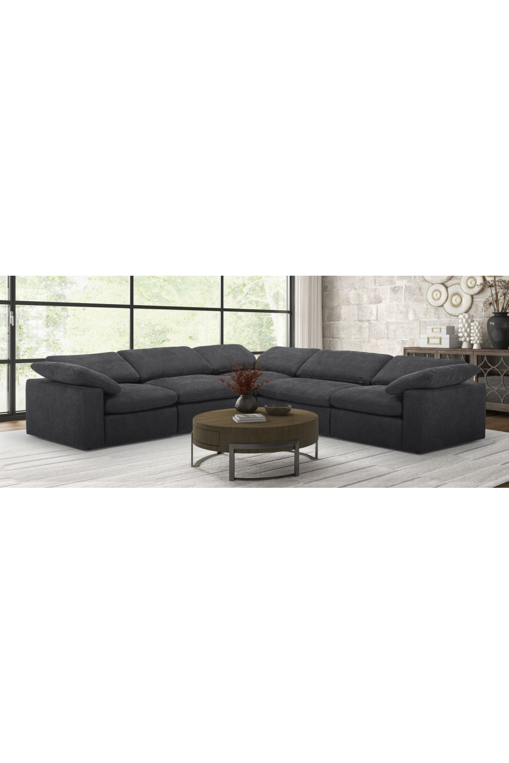 Power Recliner Sectional Sofa | OROA Modern Corinth | Oroa.com