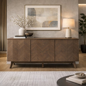   Wooden 3-Door Sideboard | Oroa.com