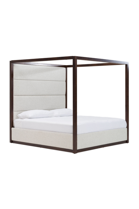 Brown Oak Canopy Bed | OROA Modern Manhattan | Oroa.com