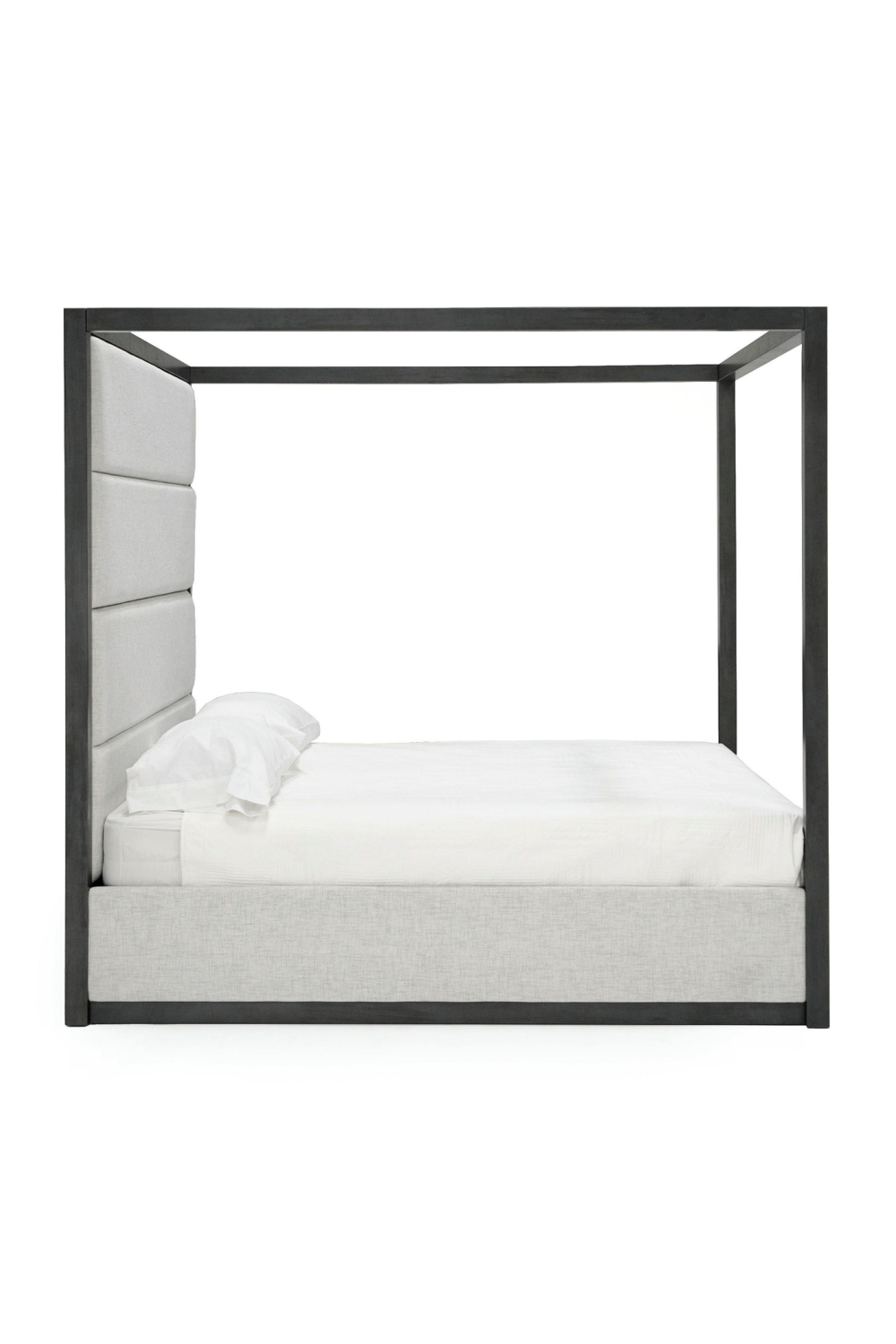 Gray Canopy Queen Bed | OROA Modern Manhattan | Oroa.com