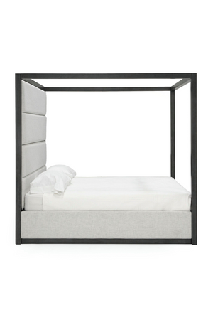 Gray Canopy Queen Bed | OROA Modern Manhattan | Oroa.com