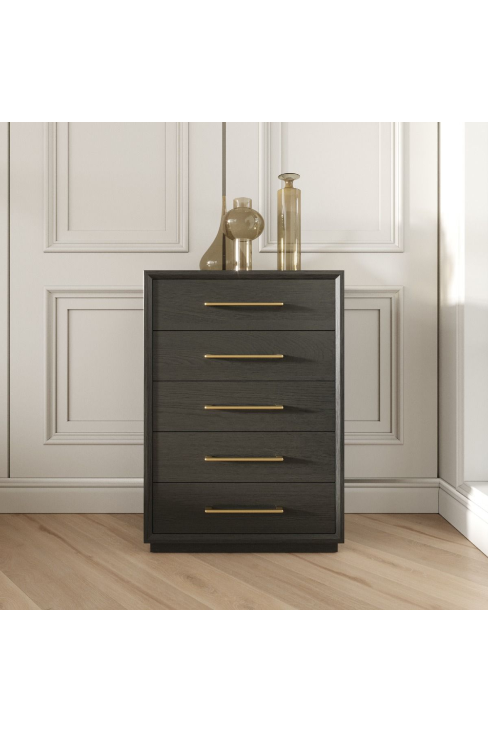Wash Gray 5-Drawer Chest | OROA Modern Manhattan | Oroa.com