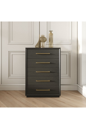 Wash Gray 5-Drawer Chest | OROA Modern Manhattan | Oroa.com