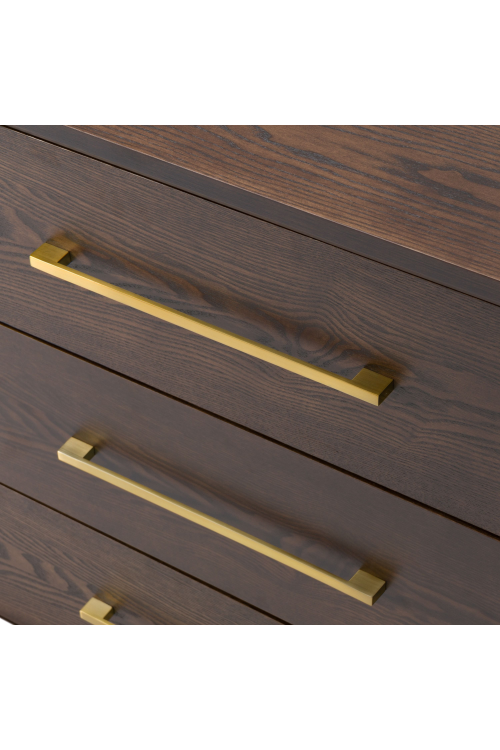 Brown Oak 6-Drawer Dresser | OROA Modern Manhattan | Oroa.com