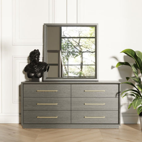   Wash Gray 6-Drawer Dresser | Oroa.com