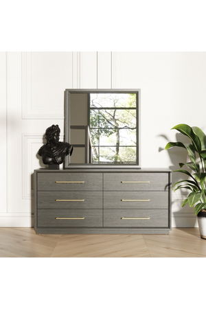 Wash Gray 6-Drawer Dresser | OROA Modern Manhattan | Oroa.com
