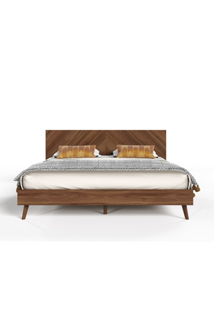 Walnut Veneer Bed | OROA Modern Nova | Oroa.com