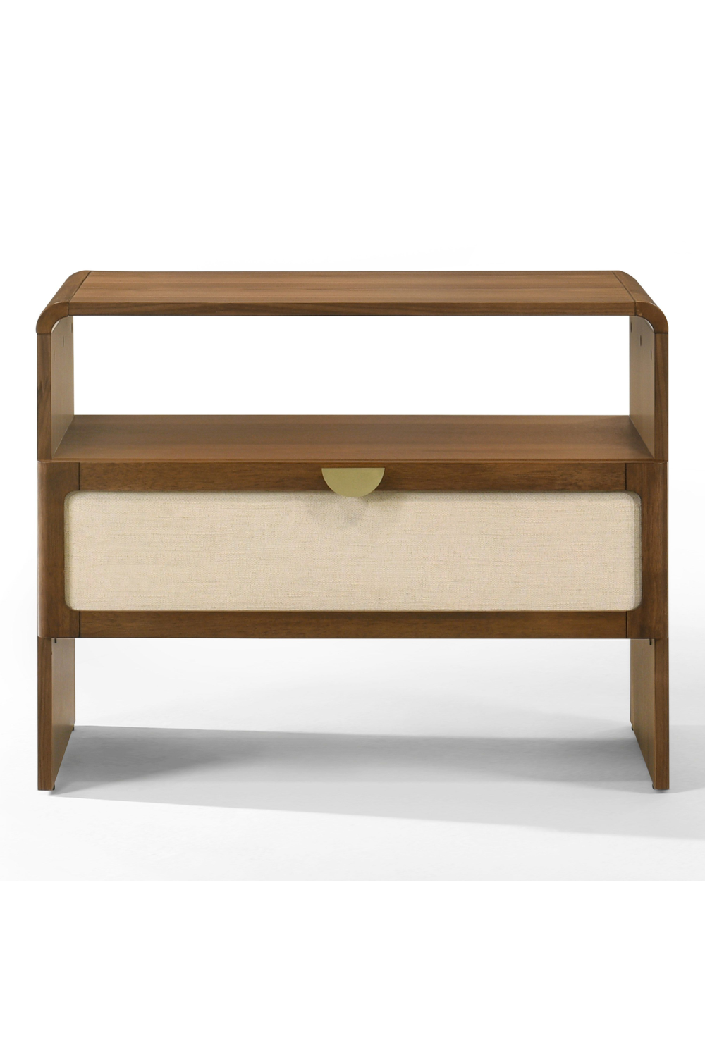 Natural Burlap Nightstand | OROA Modern Emilio | Oroa.com