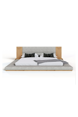Natural Oak Queen Bed | OROA Modern Jagger | Oroa.com