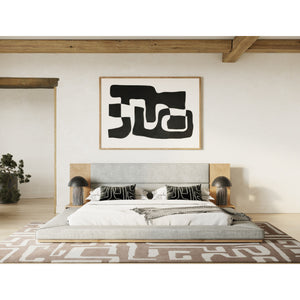   Natural Oak Queen Bed | Oroa.com