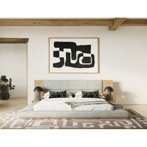   Natural Oak Queen Bed | Oroa.com