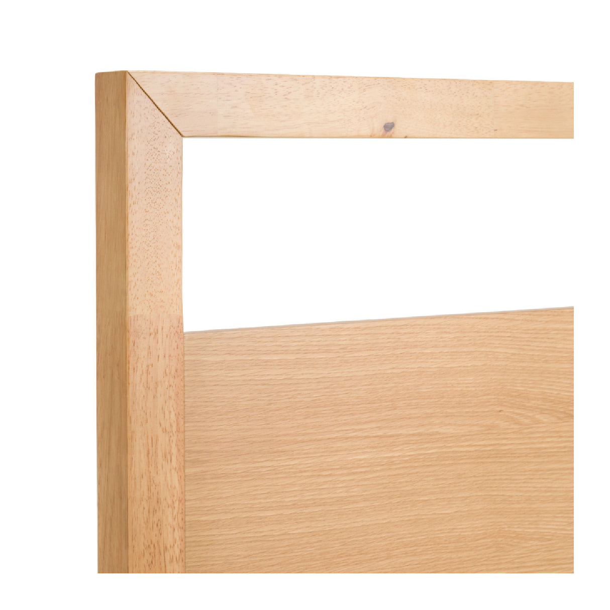   Natural Oak Minimalist Bed | Oroa.com