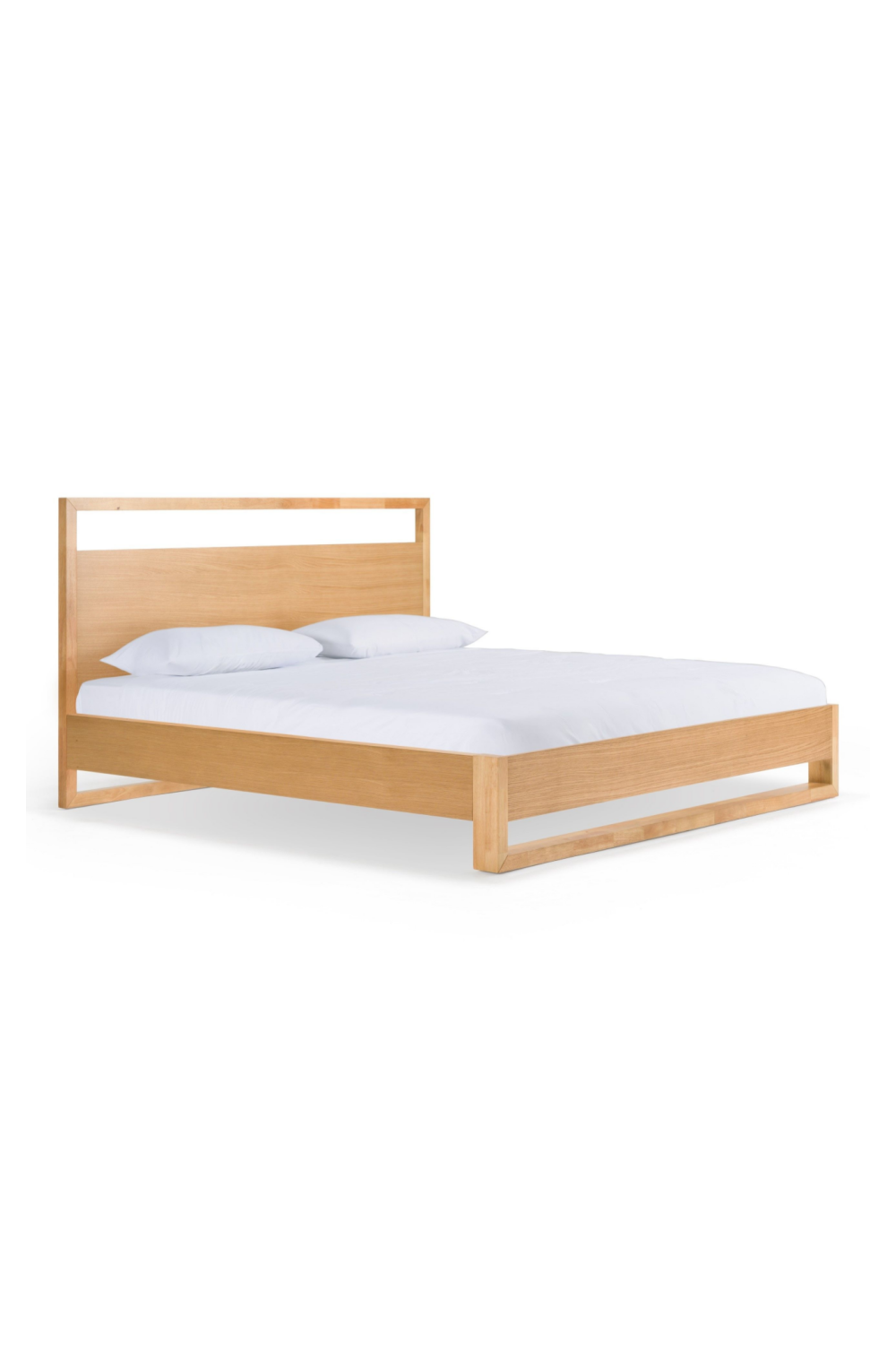 Natural Oak Minimalist Bed | OROA Modern Berlin | Oroa.com