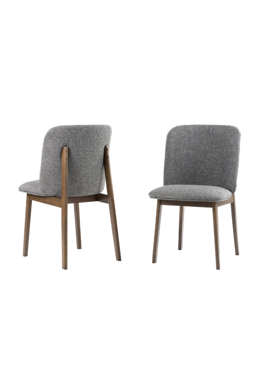 Gray Fabric Dining Chairs (2) | OROA Modern Costello | Oroa.com